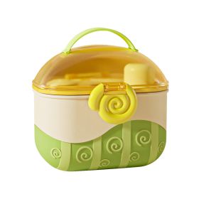 Milk Powder Portable Sealed Complementary Milk Powder Divided Snack Box (Option: Light green 380ml)