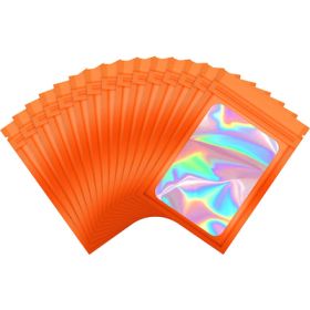 Deodorant Mylar Bag Visible Holographic Packaging (Option: Orange-7x10cm)