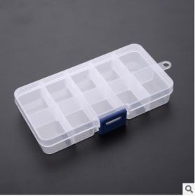 10 Grids 15 Grids 24 Grids Transparent Storage Tool Storage Box (Option: Transparency-Minor ten)